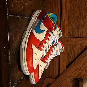 I am selling LeBron fruity pebble dunks